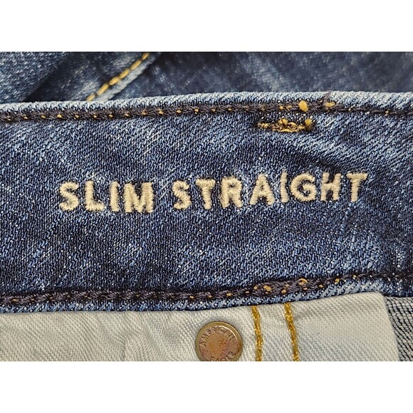 American Eagle Jeans Men's 38x30 Slim Straight Airflex + Blue Denim Lot Of 3 - Picture 14 of 16